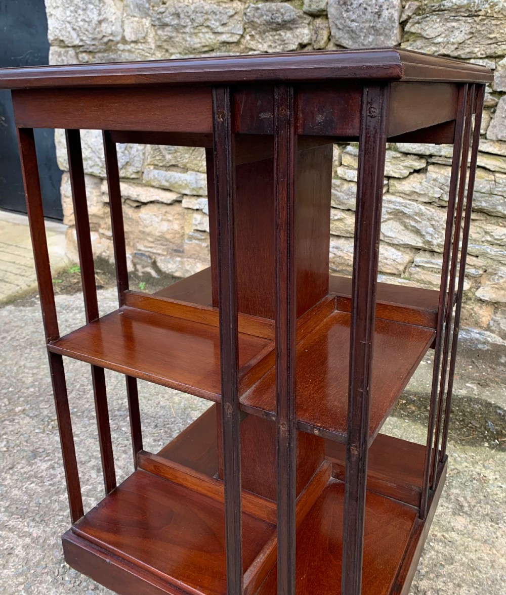Antique Revolving Bookcase View XII