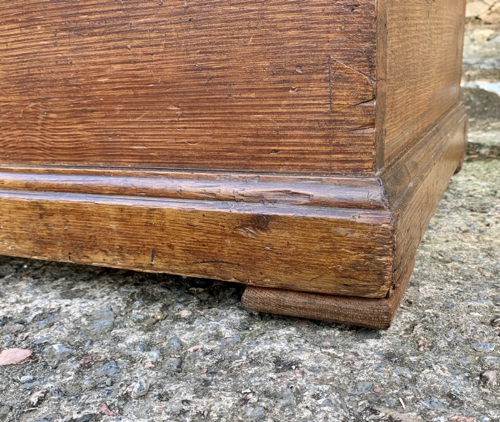 Antique Pine and Simulated Elm Blanket Chest View XIX