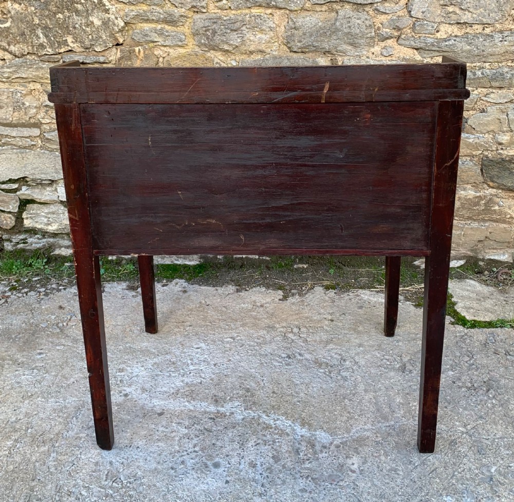 Antique Victorian Stained Pine Clerks Desk View XII
