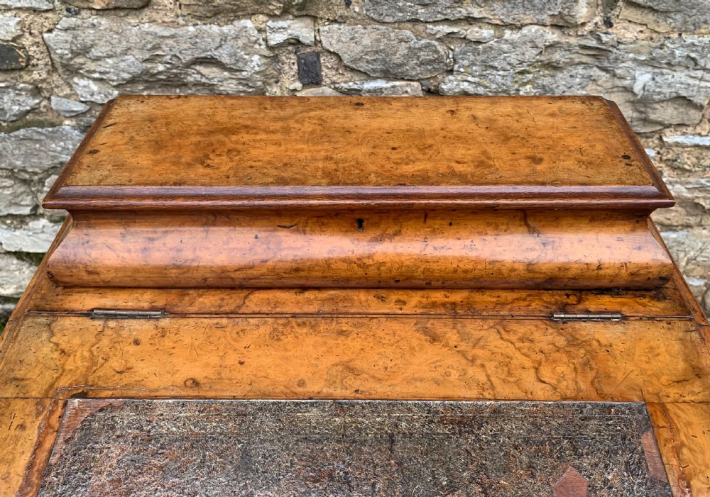 Victorian Burr Walnut Davenport Desk View V
