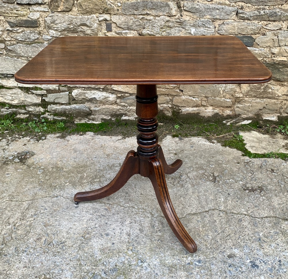 Large Country House Regency Mahogany Occasional Table View IX