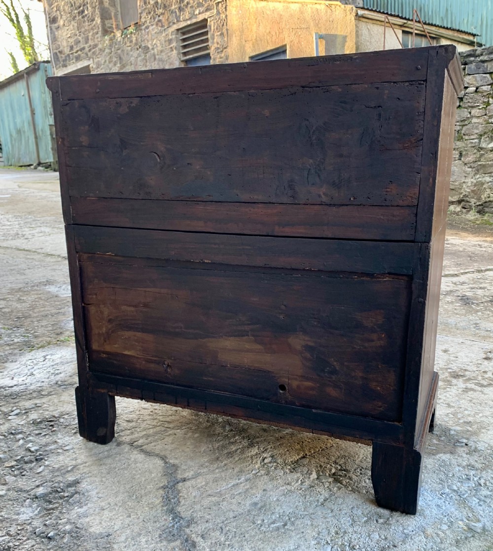 Georgian Oak Two Part Chest of Drawers View XVII