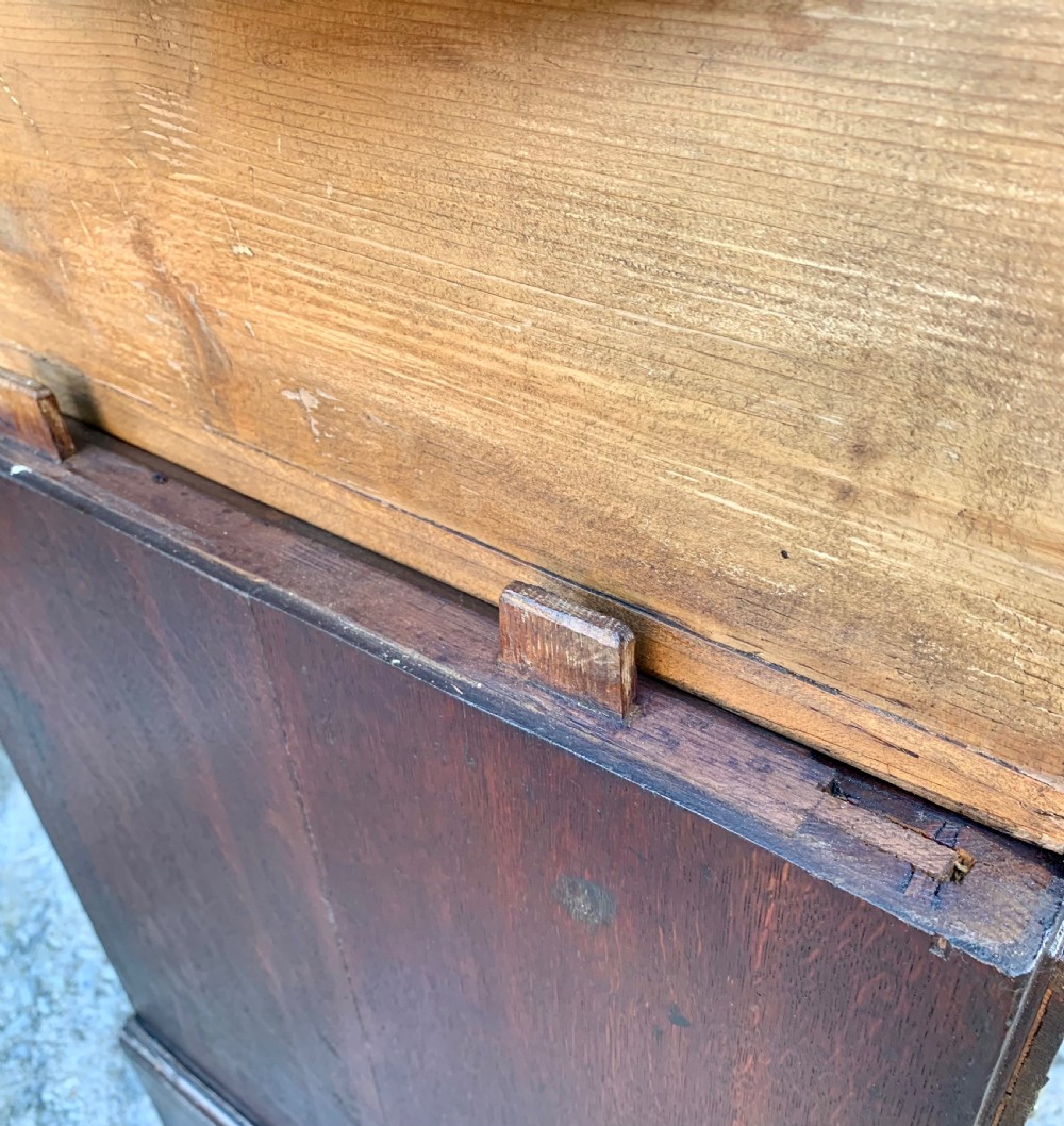 Georgian Oak Two Part Chest of Drawers View XIX