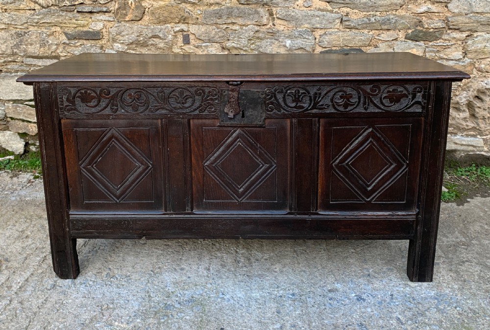 18th Century Georgian Oak Coffer