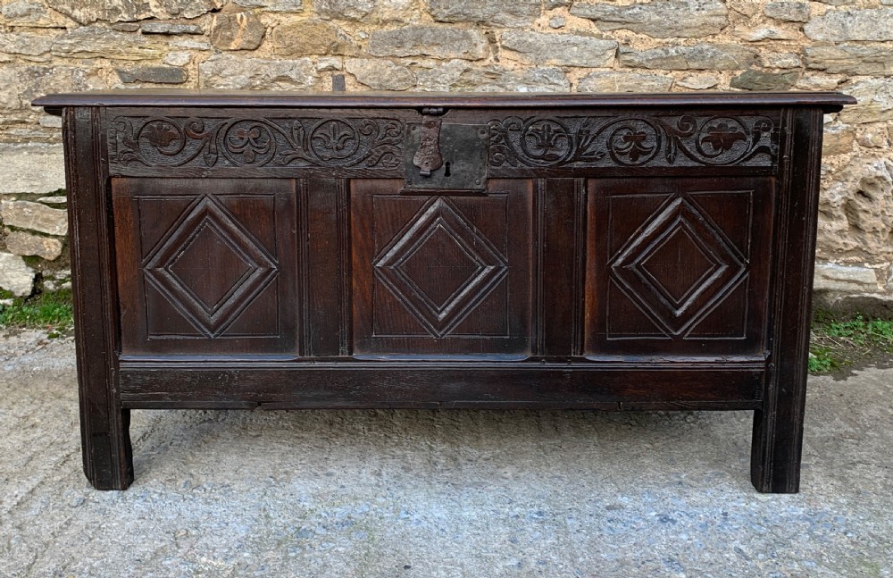 18th Century Georgian Oak Coffer View III