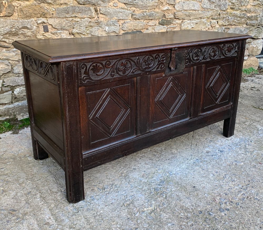 18th Century Georgian Oak Coffer View V