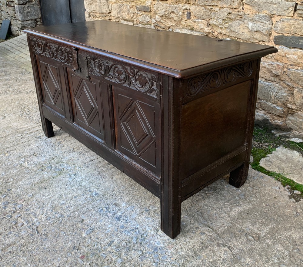 18th Century Georgian Oak Coffer View VII