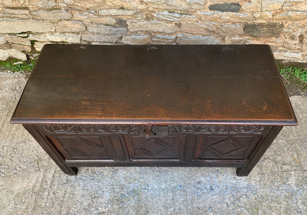 18th Century Georgian Oak Coffer View X