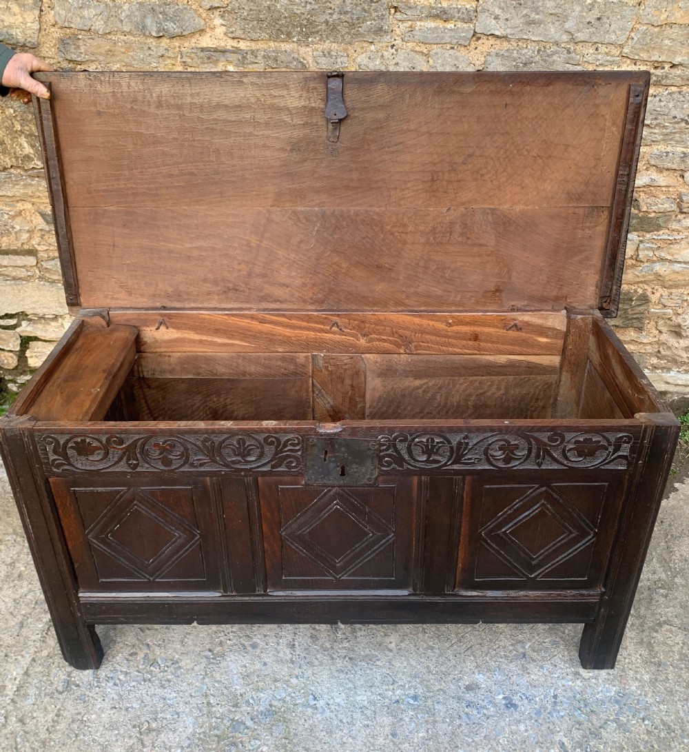 18th Century Georgian Oak Coffer View XIV