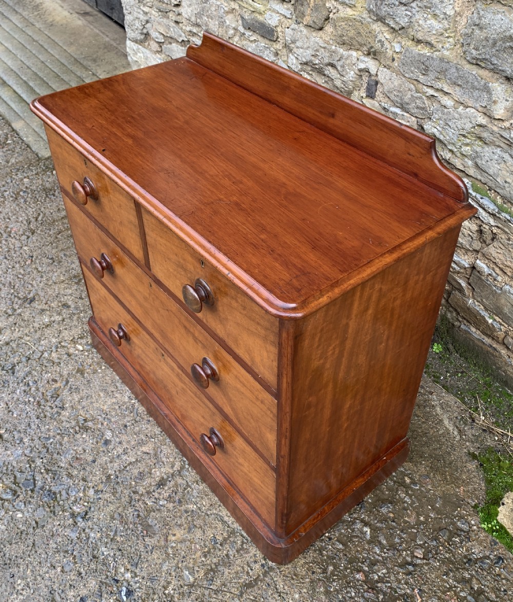 Small Victorian Mahogany Chest of Drawers View II