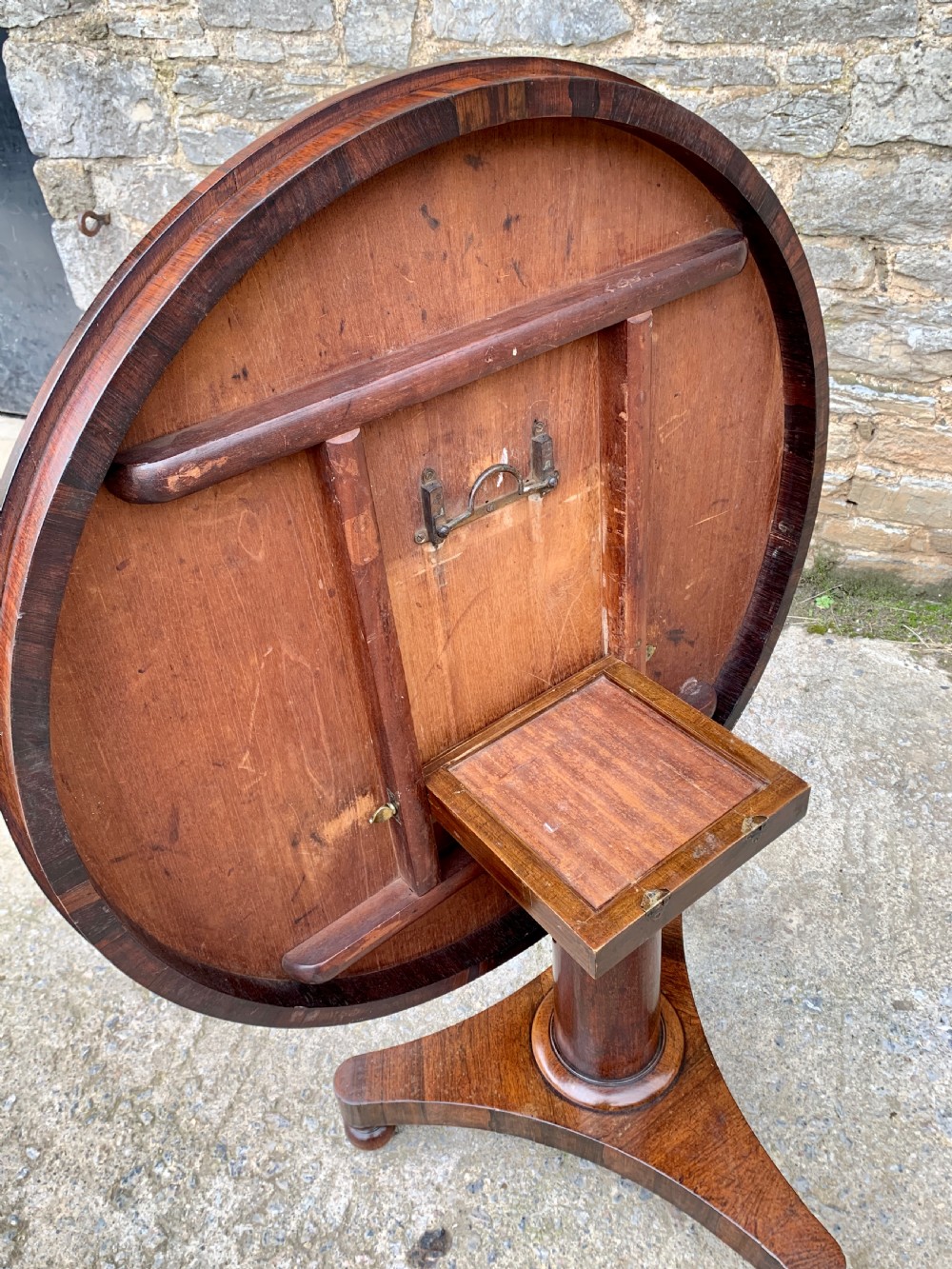 Antique Regency Rosewood Breakfast Table View IX