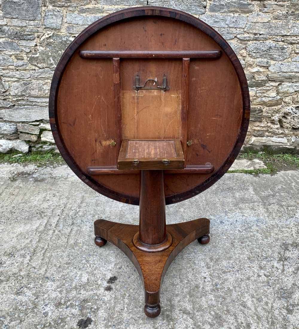 Antique Regency Rosewood Breakfast Table View X