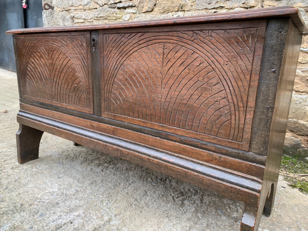 Small 17th Century Oak Coffer View VI