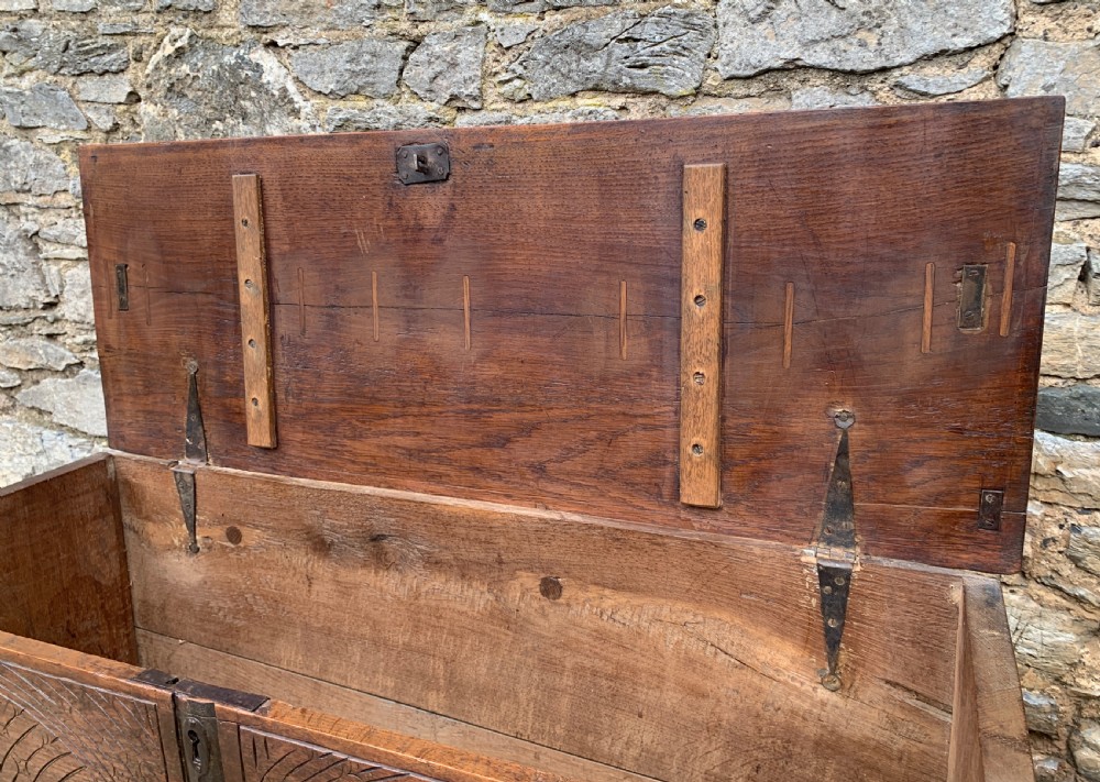 Small 17th Century Oak Coffer View XII