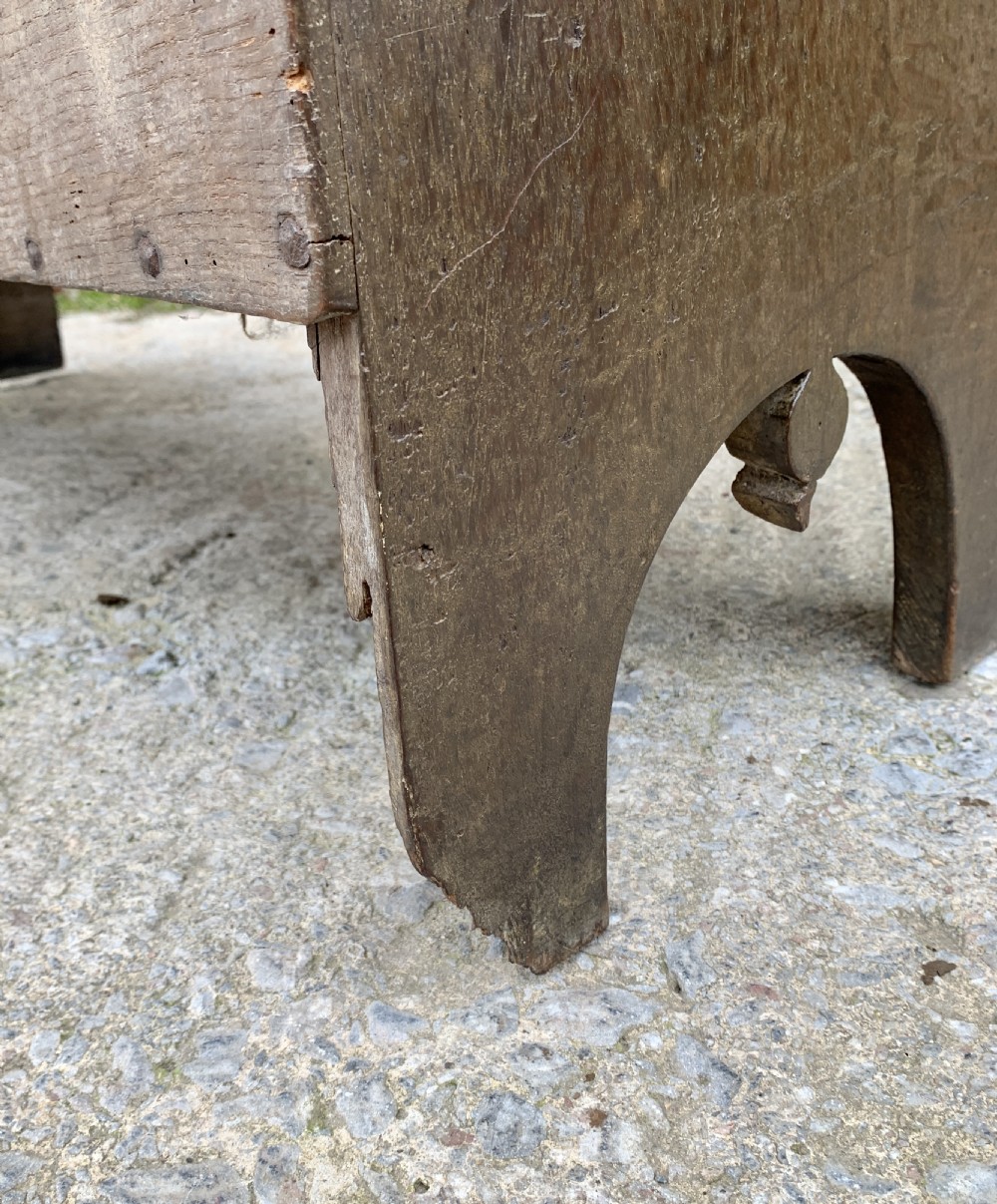 Small 17th Century Oak Coffer View XXII