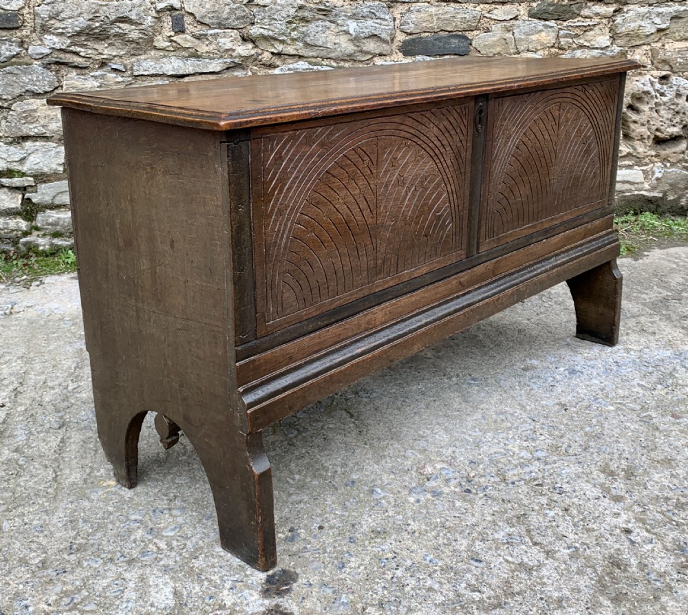 Small 17th Century Oak Coffer View XXVI