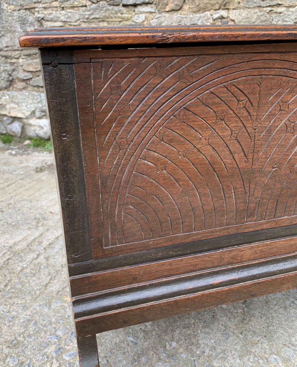 Small 17th Century Oak Coffer View XXVIII