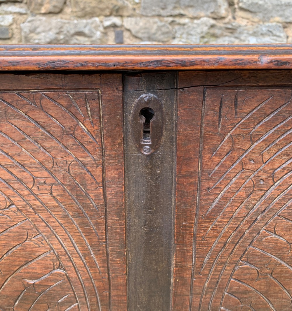 Small 17th Century Oak Coffer View XXX