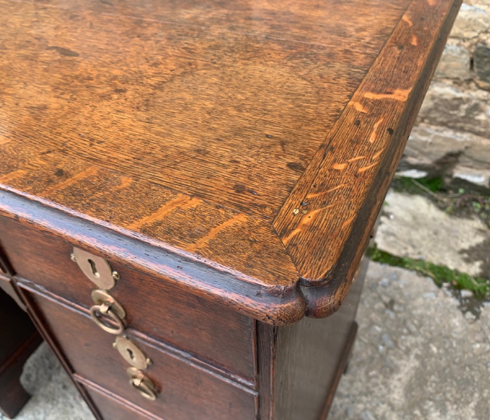 18th Century Georgian Oak Kneehole Desk View XVI