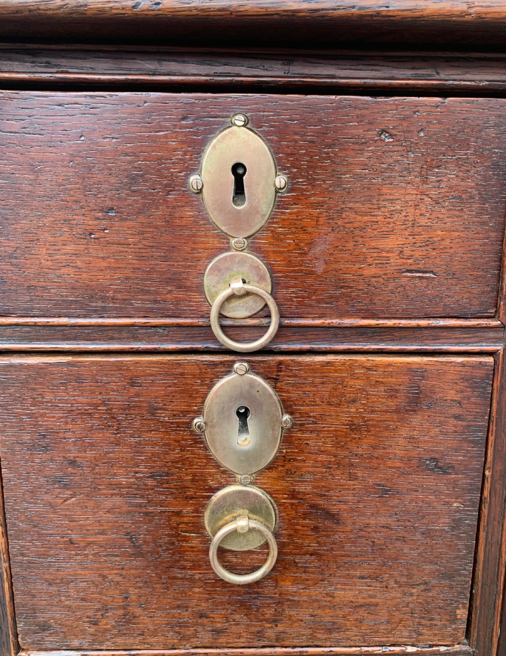 18th Century Georgian Oak Kneehole Desk View XXIII
