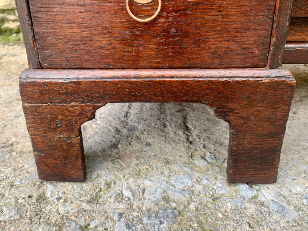 18th Century Georgian Oak Kneehole Desk View XXIV
