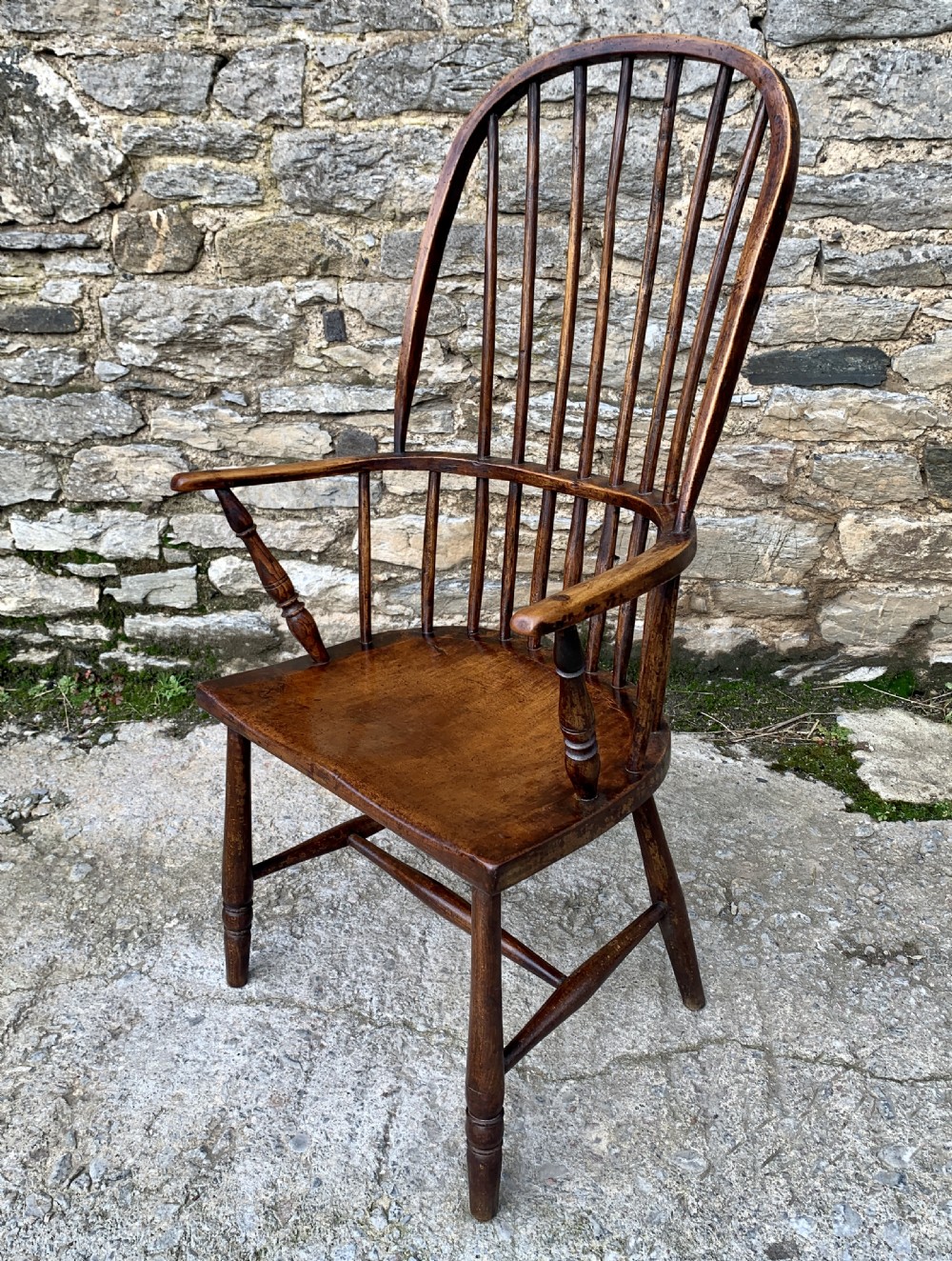 Primitive 18th Century Westcountry Windsor Chair View V