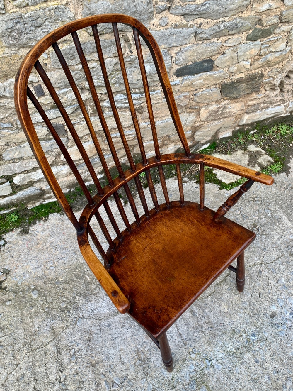 Primitive 18th Century Westcountry Windsor Chair View XV