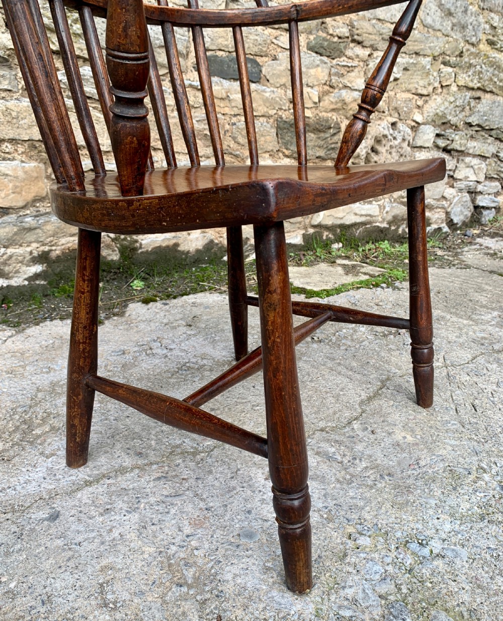Primitive 18th Century Westcountry Windsor Chair View XVI