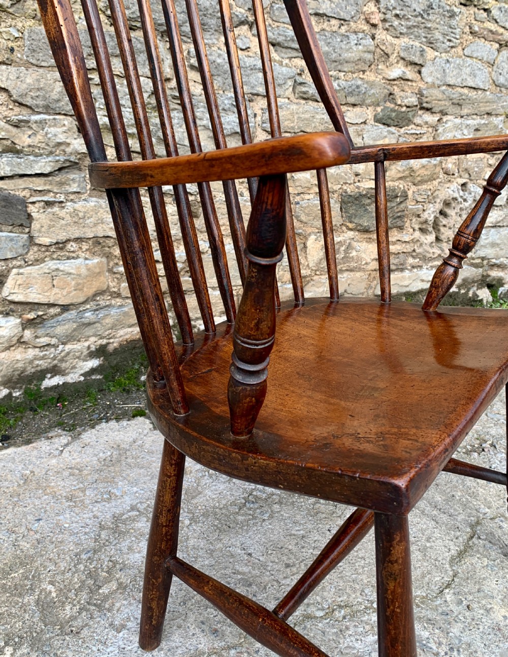 Primitive 18th Century Westcountry Windsor Chair View XVII