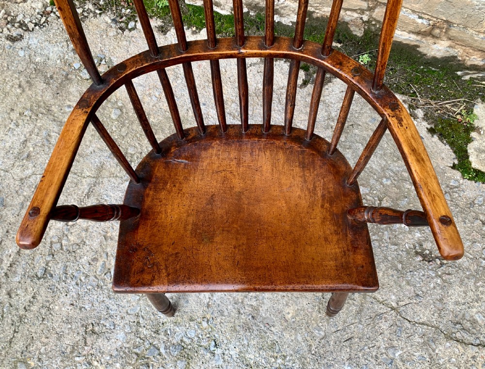 Primitive 18th Century Westcountry Windsor Chair View XX