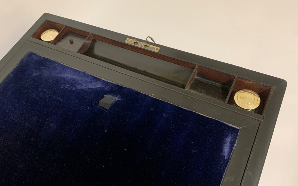 Victorian Rosewood Brass Bound Writing Slope View XI