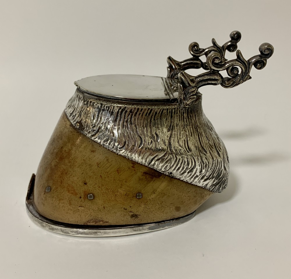 Antique Rowland Ward Horse Hoof Inkwell View IV