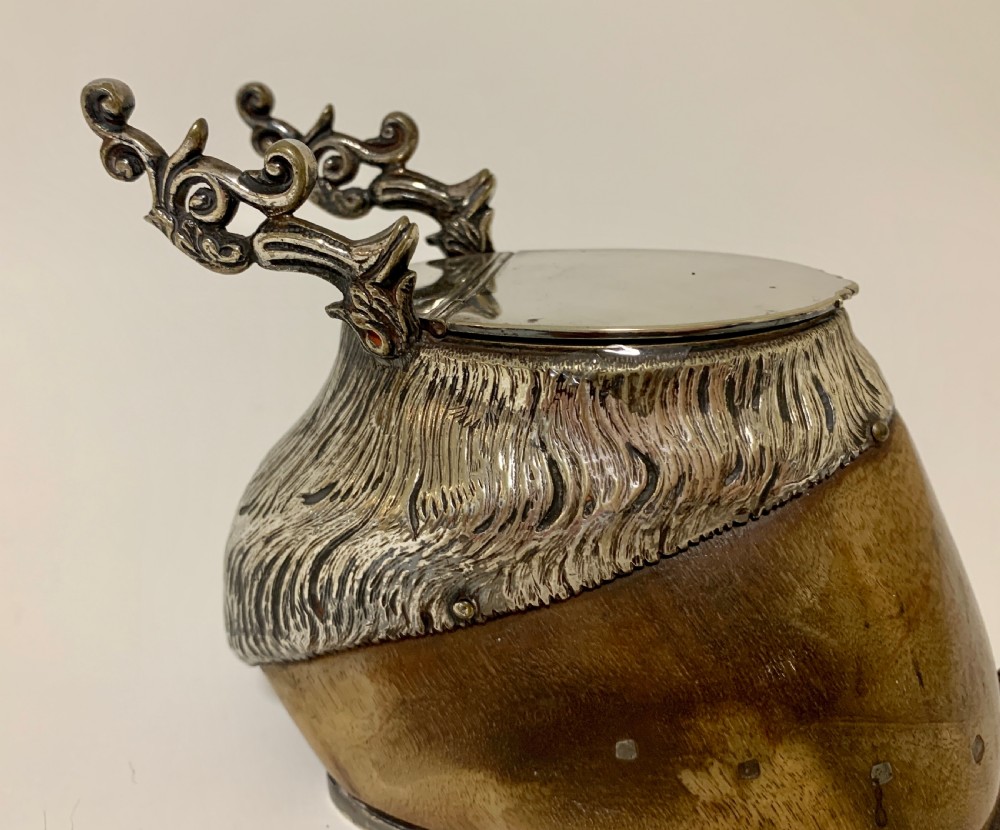 Antique Rowland Ward Horse Hoof Inkwell View VIII