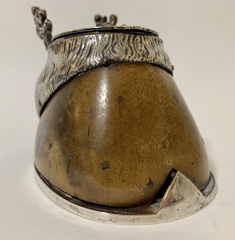 Antique Rowland Ward Horse Hoof Inkwell View IX