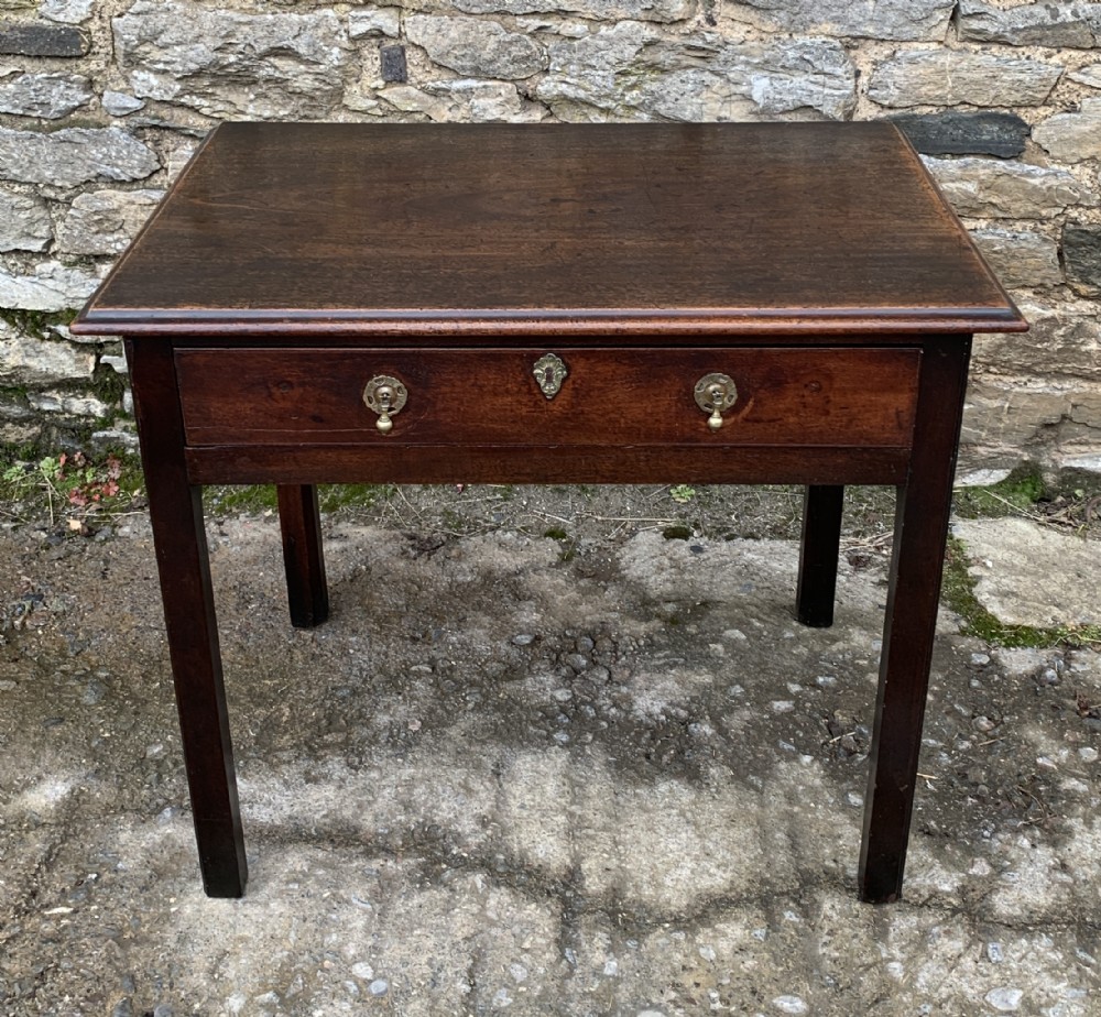 George III Mahogany Side Table