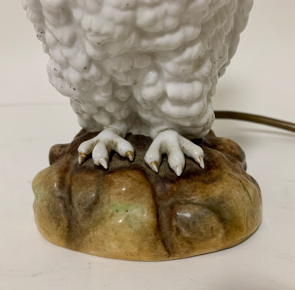 Antique Novelty Owl Table Lamp View III