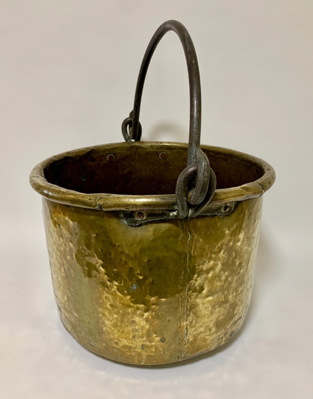 Large Antique Brass Cauldron View IV