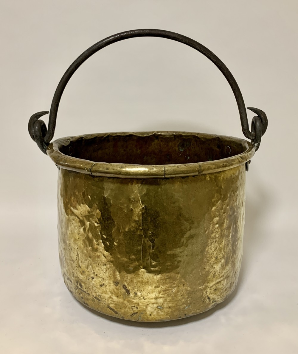 Large Antique Brass Cauldron View VIII