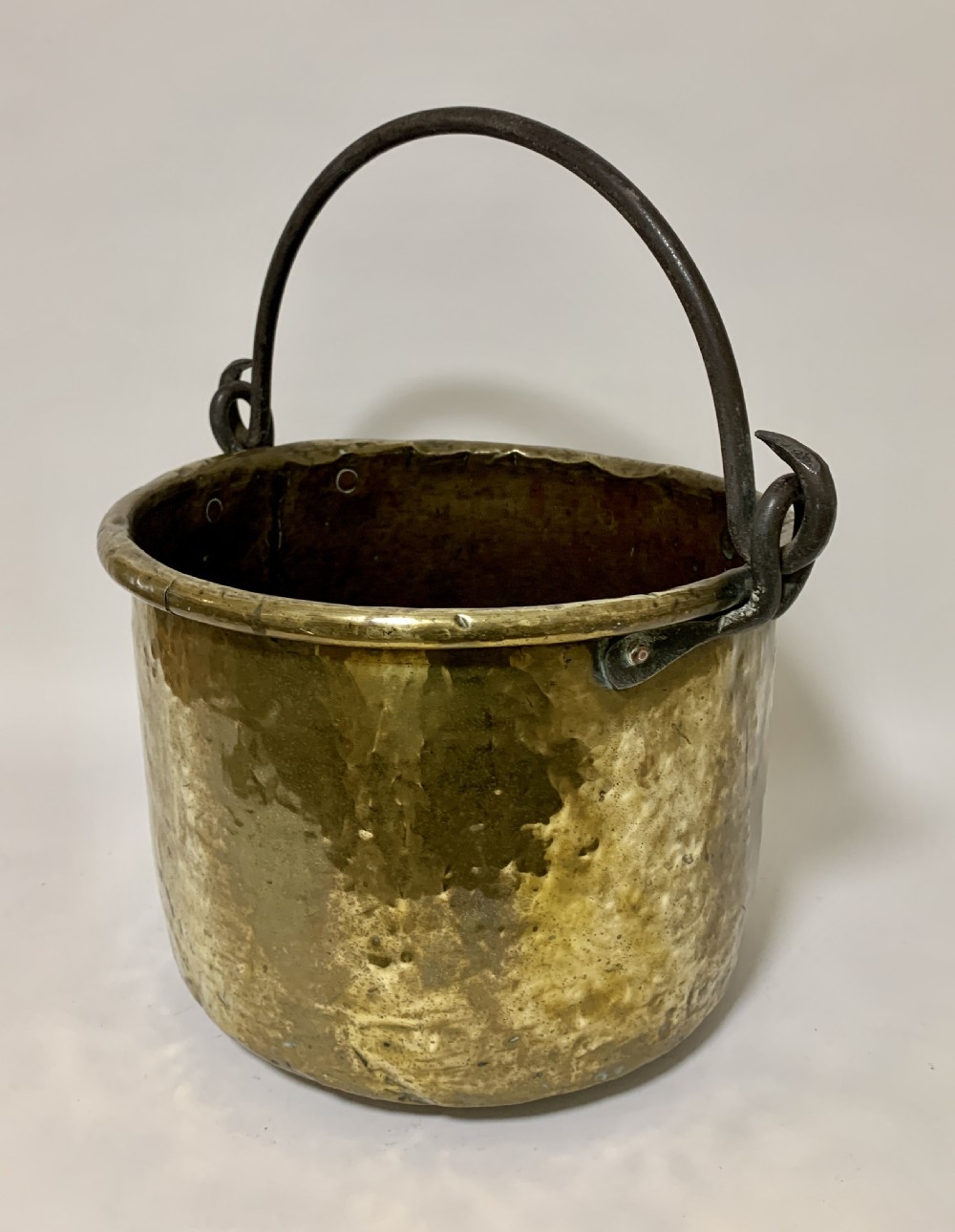 Large Antique Brass Cauldron View XI