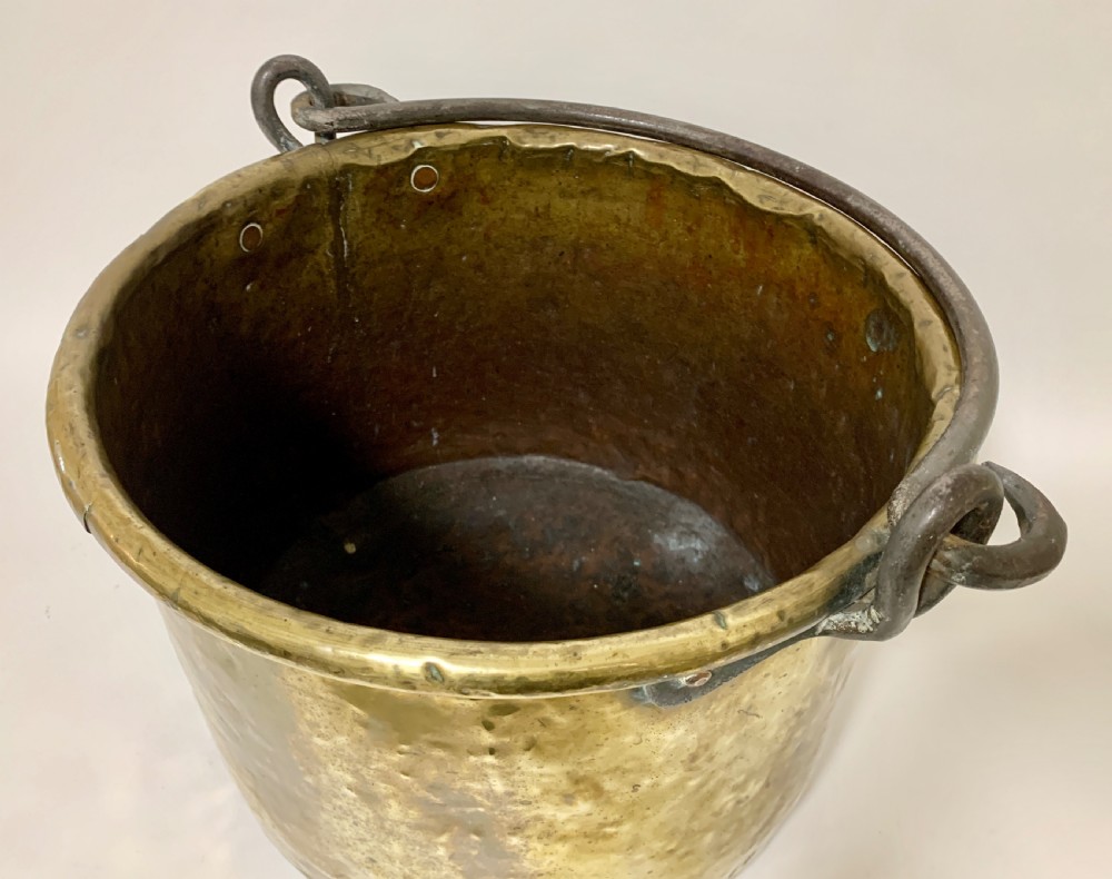 Large Antique Brass Cauldron View XIII