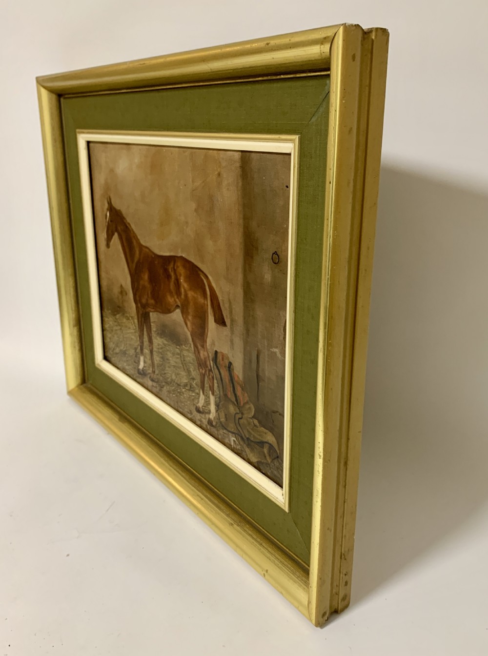 Oil on Canvas Portrait of a Horse  View IX