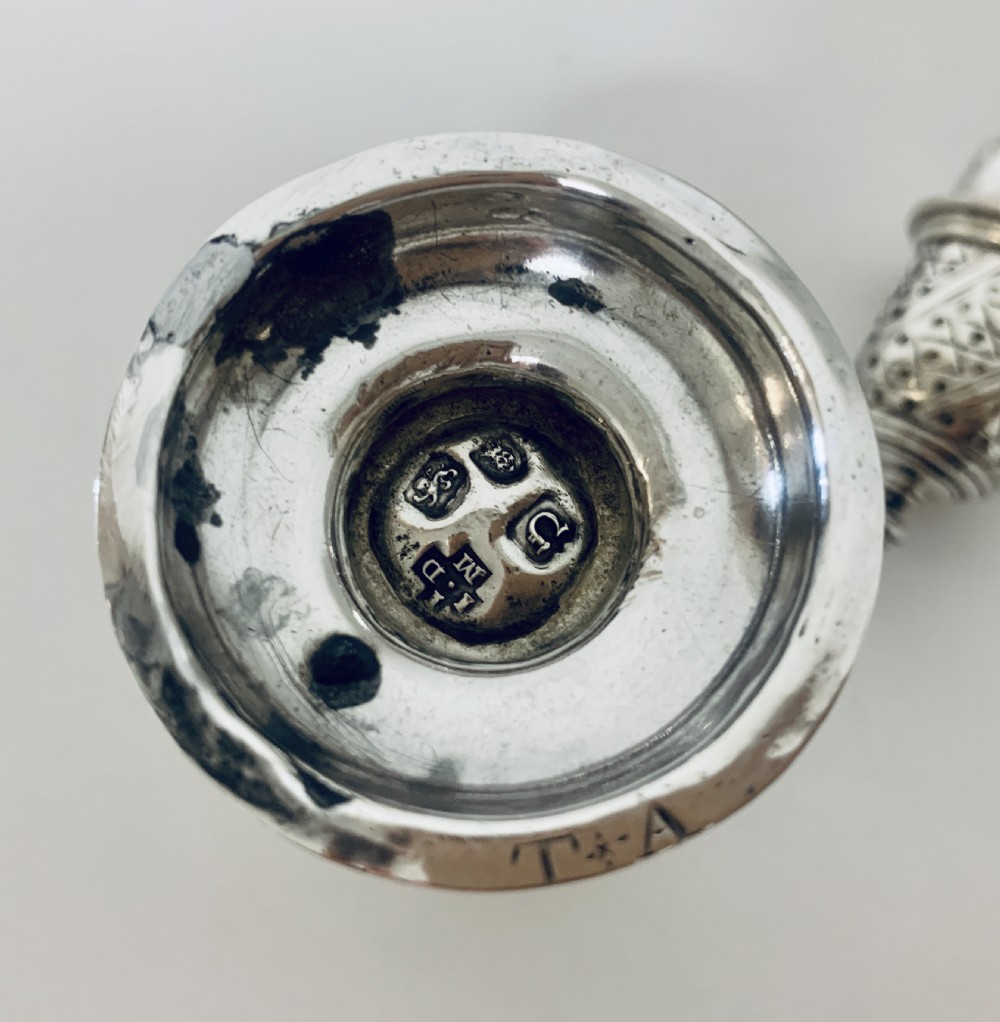 18th Century Georgian Silver Pepper Caster View IX