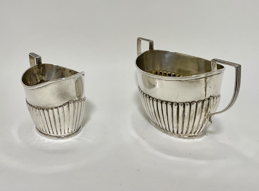 Antique Solid Sterling Silver 3 Piece Coffee Set View XII