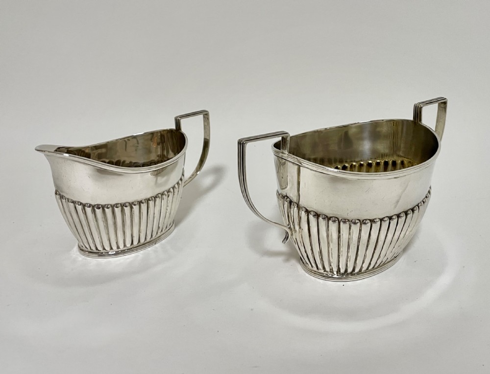 Antique Solid Sterling Silver 3 Piece Coffee Set View XIII