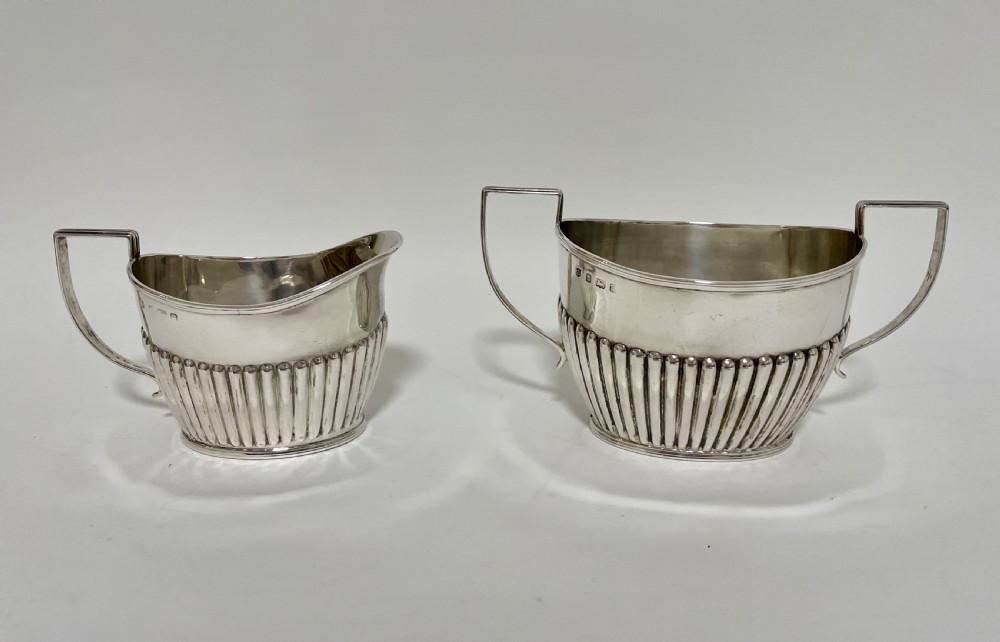 Antique Solid Sterling Silver 3 Piece Coffee Set View XIV