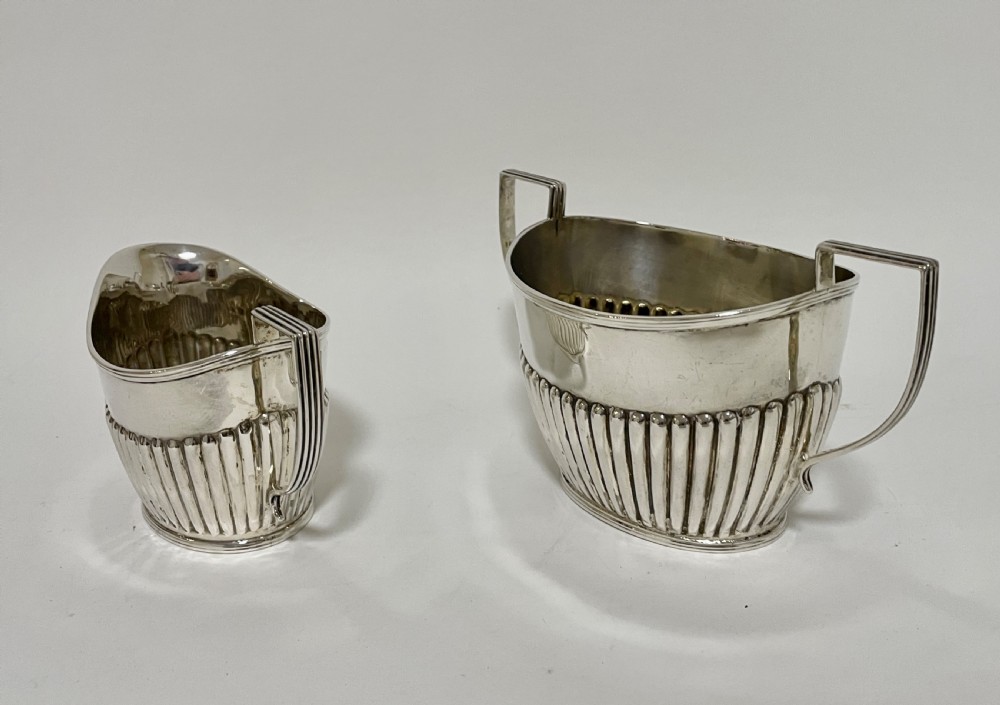 Antique Solid Sterling Silver 3 Piece Coffee Set View XVII