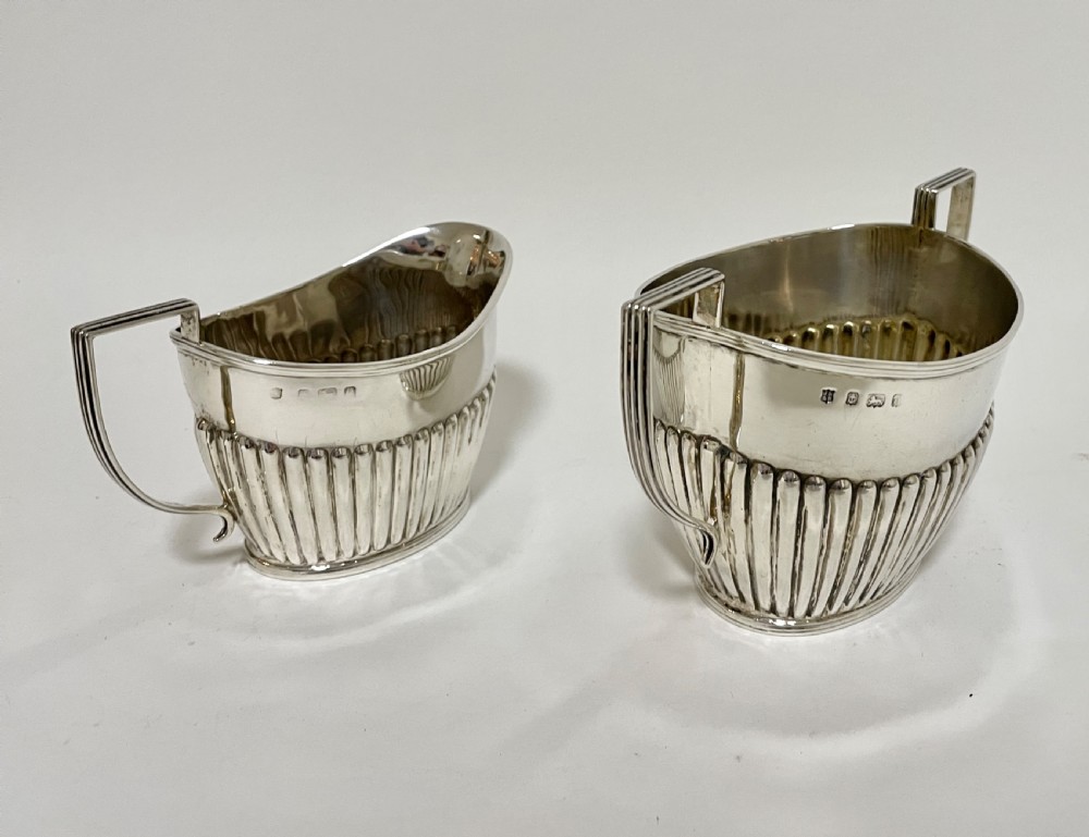 Antique Solid Sterling Silver 3 Piece Coffee Set View XVIII