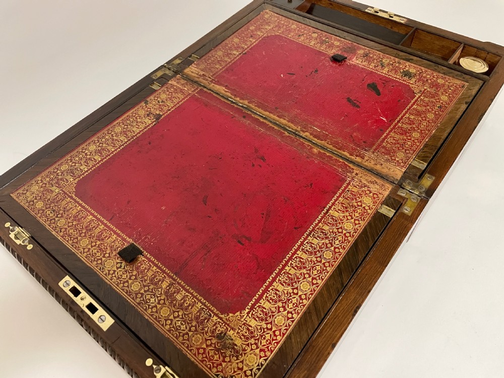 Victorian Rosewood Inlaid Writing Slope View XIII