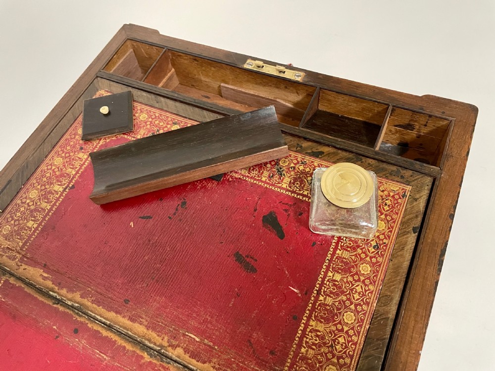 Victorian Rosewood Inlaid Writing Slope View XIV