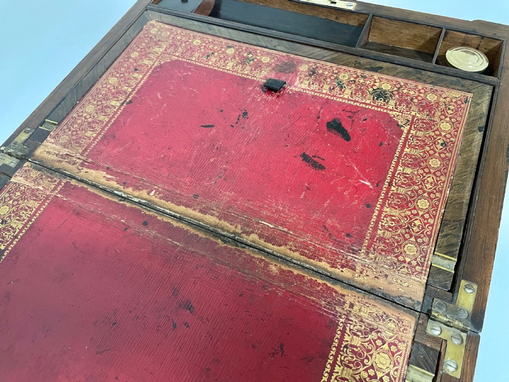 Victorian Rosewood Inlaid Writing Slope View XVI